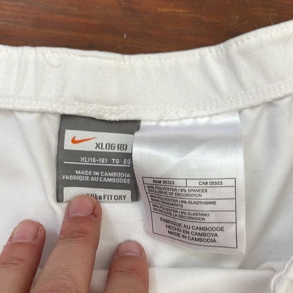 Nike athletic athleisure unlined tennis golf mini skirt sz XL - Picture 5 of 7